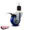Service Caster 3.5'' Blue Poly Swivel 1-7/8'' Expanding Stem Caster Total Lock Brake SCC-EXTTL20S3514-PPUB-BLUE-178 - alternate 4